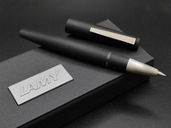 LAMY 2000系列 – 磨砂黑纖維桿筆桿上墨14K金筆嘴 墨水筆 (+50可刻字)