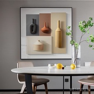 Living Room Sofa Peace Large Dining Table Wall Light Luxury Restaurant Decorative Painting Meaning M