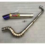 High Quality Daeng sai4 Open Pipe 28mm Lagenda z Srl 110 Ex5 Dream Wave Kriss Bonus sym