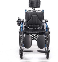 Luxurious and lightweight Smart Lightweight Elderly Aluminum Fourwheeled Scooter Rechargeable Lithium Battery Wheelchair