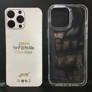 Silicone BENING ip16pro max jelly case ip16pro max clear case ip16/ Pro Max