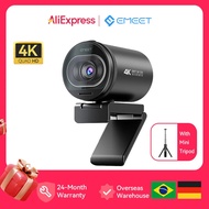 Webcam 4k Emeet S600 Usb Camera 1080p 60fps Streaming Web Camera Autofocus Living Stream Camera With