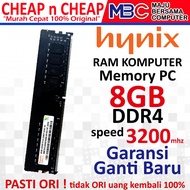 HYNIX DDR4 8GB 3200mhz PC RAM - 4GB 8GB 16GB Desktop PC Computer Memory RAM