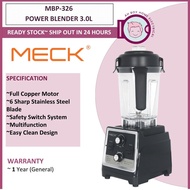 (PRE ORDER) MECK Power/Multipurpose Blender 3.0L MPB-326