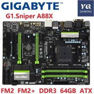 Gigabyte G1.Sniper A88X FM2ช่องเสียบ DDR3ที่ A88 USB3.0 32GB SATA3เมนบอร์ดที่ใช้ของแท้จากเดสก์ท็อป
