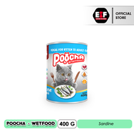 POOCHA KALENG 400 GRAM 400GR MAKANAN KUCING BASAH
