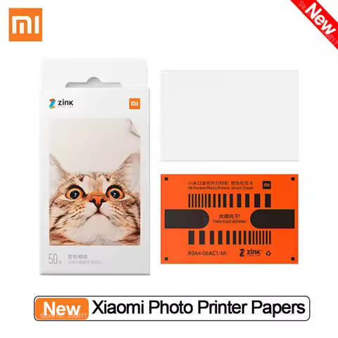 Xiaomi Portable Photo Printer Papers Ready to Stick Photo Papers Only for Xiaomi Bluetooth Pocket Pi