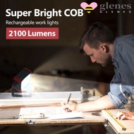 GLENES LED Work Light, 270° Rotation Cordless Rechargeable Work Light, Rotatable Portable Waterproof