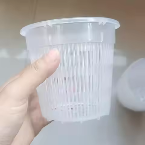 1pcs Mesh Pot Root Control Transparent Flowerpot for Flower Breathable Growth Container Drainage Hol