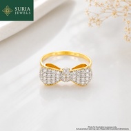 SURIA JEWELS | 2C Cincin Ribbon Diamond Cut (EMAS 916/22K)