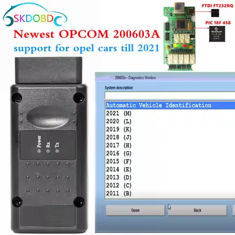 OPCOM Latest Version 200603a 2021 OP COM withFTDI FT232RQ Chip V1.70 V1.95 Firmware Update CAN BUS O