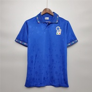 เสื้อกีฬาแขนสั้น ลายทีมชาติฟุตบอล Italy 1994 ชุดเหย้า สไตล์เรโทร