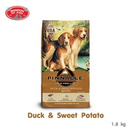 🚗 { ส่งฟรี } 🚗 Pinnacle Duck&Sweet Potato Recip ขนาด 1.8kg (4lbs) อาหารสุนัขสูตรเป็ดและมันเทศ บริก
