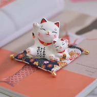 Gemini Lucky Cat Parent-Child Cat Peace Cat Car Air Freshener Plaster Ornament New Year Gift Full Mo