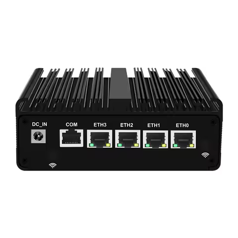 12th Gen N150 Fanless Mini PC N100 4x I226-V 2.5G LAN N5105 N6000 NVMe Barebone Mini Computer Proxmo