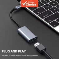USB-C to HDMI USB 3.1 Type C 4K Converter Adapter for Laptop Tablet TV MacBook HDTV  Penukar Penyesu