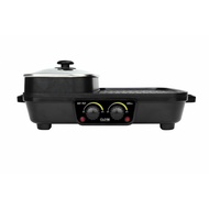 Fortem Fitness-CLOSE เตาปิ้งย่างอเนกประสงค์พร้อมหม้อสุกี้ 2IN1 1300w รุ่น OT-BS09 สีดำ สินค้าคุณภาพด