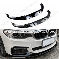 G30 G31 M-Sport For BMW 5 Series 525i 530i 2017-2020 Front Bumper Lip Spoiler Splitter Diffuser Cov