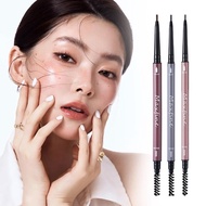 2-in-1 Eyebrow Pencil & Brush, Micro Fine Waterproof Formula For Natural-fill Brows, C6p0