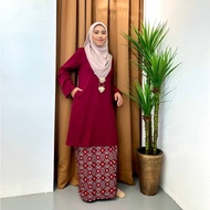 Kurung Riau Raisya | batik viral cotton | Baju kurung Riau | (Size XS - 3XL )