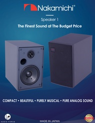 Nakamichi : Speaker 1 The Finest Sound At The Budget Price Black (Made in Japan)