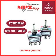 Toowei TC702 Series SPDT DPDT 4p/6p toggle switch On-Off/ On-Off-On/ On-On toggle switch / Spring ba