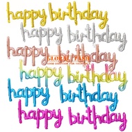 Happy Birthday Letter Foil Balloon Connected / Happy Birthday Latin Balloon