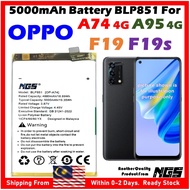 ORIGINAL NGS 5000mAh Battery BLP851 For OPPO A74 4G / OPPO A95 4G / OPPO F19 / OPPO F19s with Openin
