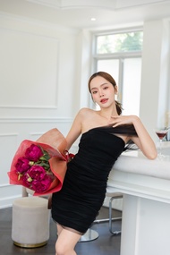 Ellie Dress41 Preorder Peach Pink 14 Days