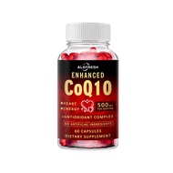 CoQ10 200mg High-Absorption Capsules for Cellular Energy Cardiovascular Health Supplement Non-GMO wi