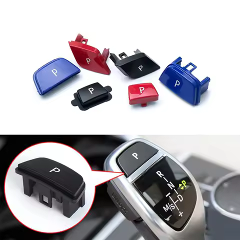 Car Gear Shift Lever Auto P Parking Button Piano Black For BMW 3 5 7 X3 X4 X5 X6 Series E90 F30 F10 