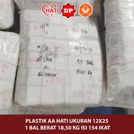 (1 ball 18,50KG) AA HATI UK.12X25) FULL ORIGINAL MATERIAL JUMLAH IKAT 154 IKAT