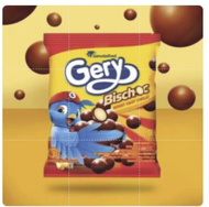 Gery Bischoc Biscok Biskuit Salut Coklat Cokelat ( 1 gantung isi 10 bungkus )