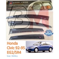 Honda civic 92-95 EG2/SR4 4 doors Small 100% Ori AG Automont Door Visor