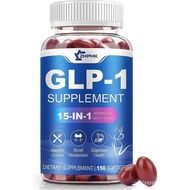 GLP-1 Supplement Natural Activator Formula GLP1 for Women & Men, with Probiotic, Hops, Green Tea for