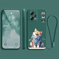 Case for POCO X5 Redmi NOTE 12 5G POCO X5 PRO M3 M5 F3 F4 GT K40 PRO K40S K50 gaming phone case new desgin cute dog Soft Liquid Silicone Shockproof Camera Protection phone Case