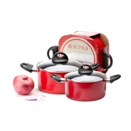 Teflon Pan + Glass Lid 24 cm Supra Rosemary / Dutch Oven Pan