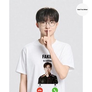 Faker is calling... t-shirts, for T1, funny Faker t-shirts, cheap, quality round neck cotton t-shirt