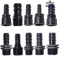 UQPYO Garden Hose Barb Connector, PE 16mm 20mm 25mm Screw Joint, Female Male Thread 1/2 3/4 To 1/2 3