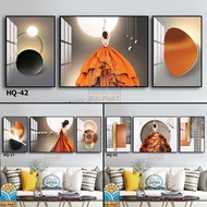 Wall paintings of 3 modern styles with diverse designs