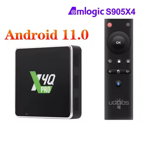 X4Q Pro 4GB 32GB X4 Pro DDR4 Amlogic S905X4 Smart TV Box X4 X4Q Plus Android 11.0 1000M 4K Set Top B