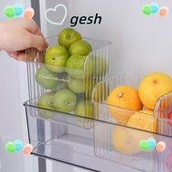 GESH1 Refrigerator Drawer, Deepen Plastic Fridge Organizer Rack, Quality Large Opening Fridge Side Door Fridge Storage Bin Kitchen