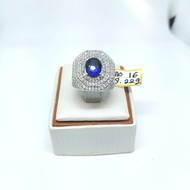 cincin cowok emas putih 18k/750 822(internasional jewelry)