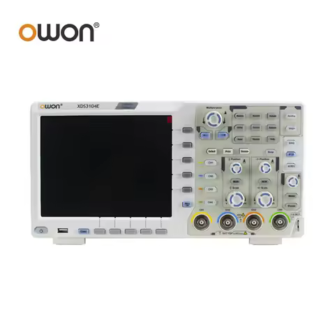 OWON XDS3104E 4 Channels Digital Oscilloscope 100MHz XDS3064E 60MHz 1GS/s 4CH 8inch Touchscreen I2C 