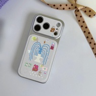 Interesting graffiti drawing suitable for the latest cute xr shockproof iPhone17/16/15 case