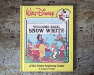 《早期英文迪士尼童話故事繪本》Welcome Back, Snow White：Walt Disney  Fun-to-Read Library Vol.11（The Walt Disney Company 、A Bantam Book、1986年、白雪公主續集）—老書收藏、二手舊書、早期典籍、原文書、童書繪本