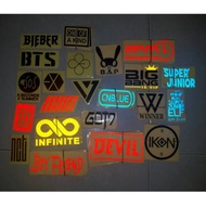 Sticker cutting kpop exo bts suju cnblue infinite 2pm 1d 5sos
