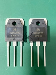 NJW0302 NJW0281 ON (1 SET) SEMICONDUCTOR ORIGINAL NJW0302G NJW0281G ORI NJW 0302 0281