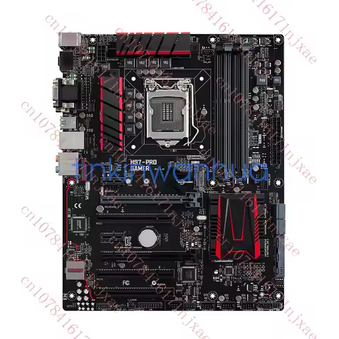 used For ASUS H97-PRO GAMER LGA1150 DDR3 1×M.2 1×SATA Express 4×SATAIII Motherboard.