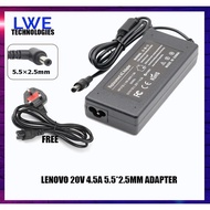 LENOVO 90W Y460 Z360 G450 G460 Y510P Z470 V470 20V 4.5A (5.5*2.5mm) AC POWER ADAPTER LAPTOP